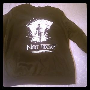 Game Of Thrones "Not Today!" Dragon Sweatshirt